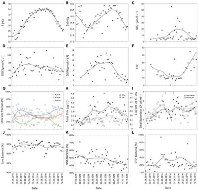 High-Frequency Variability of Bacterioplankton in Response to Environmental Drivers in Red Sea Coastal Waters